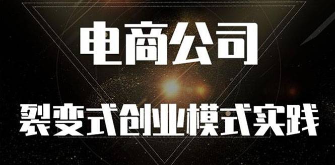 《电商公司裂变式创业模式实践》开拓更多项目 赚更多的钱
