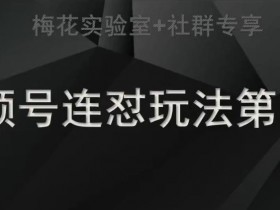 梅花实验室社群连怼玩法第三期轻原创玩法+测素材方式