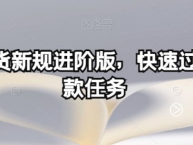 多多带货新规进阶版，快速过优质爆款任务