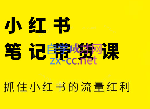 张宾·小红书笔记带货课（更新24年5月）