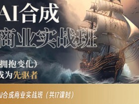 AI合成商业实战班，拥抱变化成为先驱者