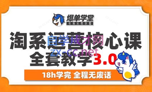 爆单学堂·淘系运营核心课3.0
