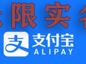 支付宝无限实名技术分享（599元买来的最新方法，快看）