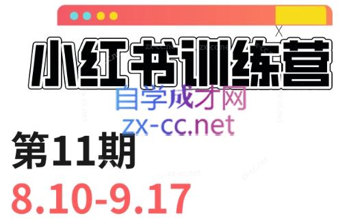 花生的书桌·小红书训练营第11期