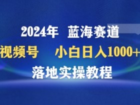 2024年视频号蓝海赛道百家讲坛，小白日入1000+，落地实操教程【揭秘】
